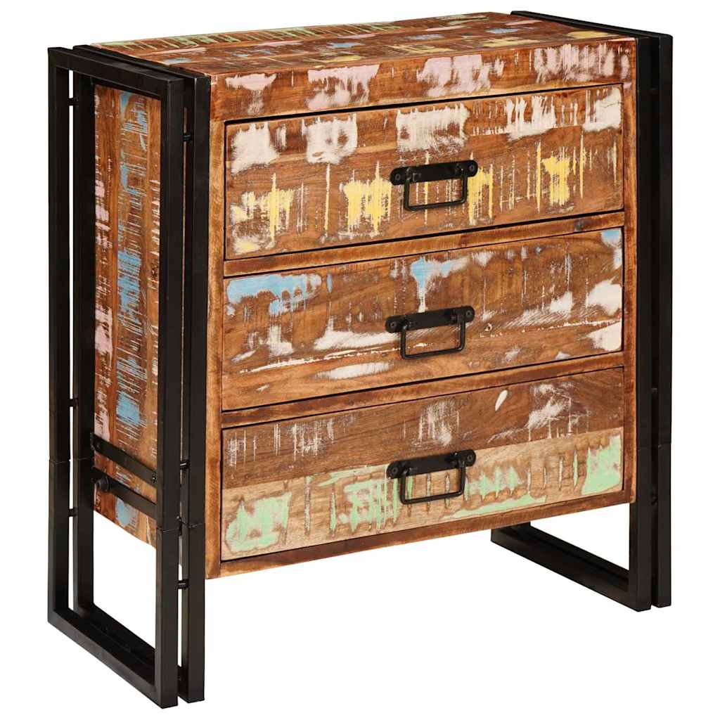 Sideboard Braun 66 x 33 x 70 cm recyceltes Massivholz